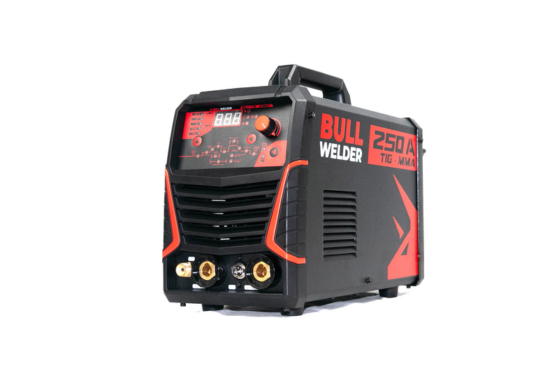 BW/TE-250P SOLDADORA INDUSTRIAL INVERTER 250AMP MULTIPROCESO  / 4 EN 1 –  TIG HF,  TIG PULSE, TIG COLD  Y  MMA.