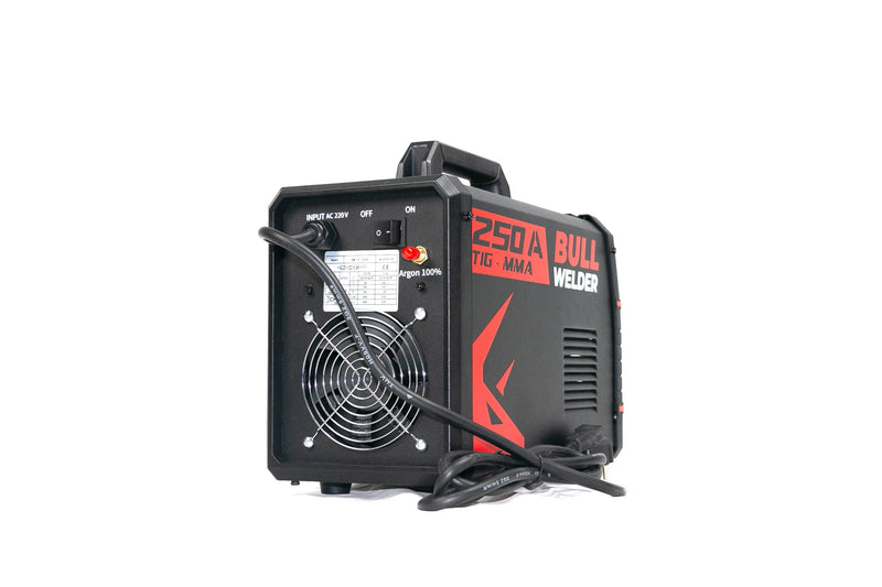 BW/TE-250P SOLDADORA INDUSTRIAL INVERTER 250AMP MULTIPROCESO  / 4 EN 1 –  TIG HF,  TIG PULSE, TIG COLD  Y  MMA.