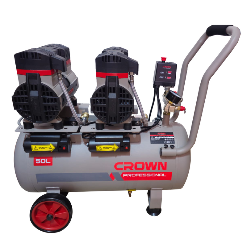 Compresora Crown 50 L S/ACEITE - 1520W