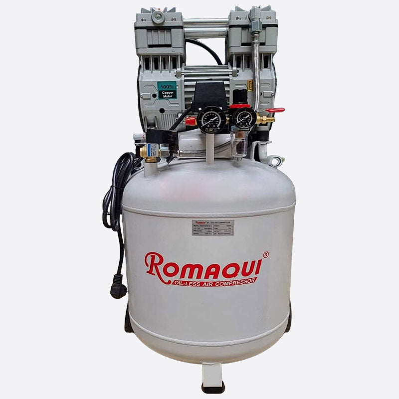 COMPRENSORA VERTICAL ROMAQUI LIBRE DE ACEITE 2 HP 60LTS