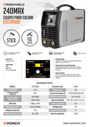 Máquina de Soldar RONCH 240MAX