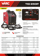 Maquina de Soldar WARC TIG 250P
