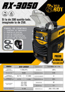 Maquina de soldar Profesional Weld BOY 250Amp