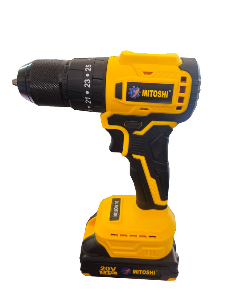 Taladro inalámbrico 20V - 2A - MITOSHI