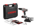 Atornillador Inalambrico Crown 18V + 2 baterías