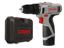 Atornillador Inalambrico Crown 12V + 2 baterías